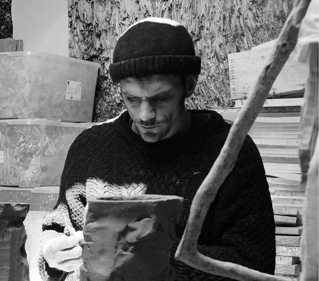 Simon Manoha 茶入　フランス人作家 Simon Manoha 茶入 フランス人作家